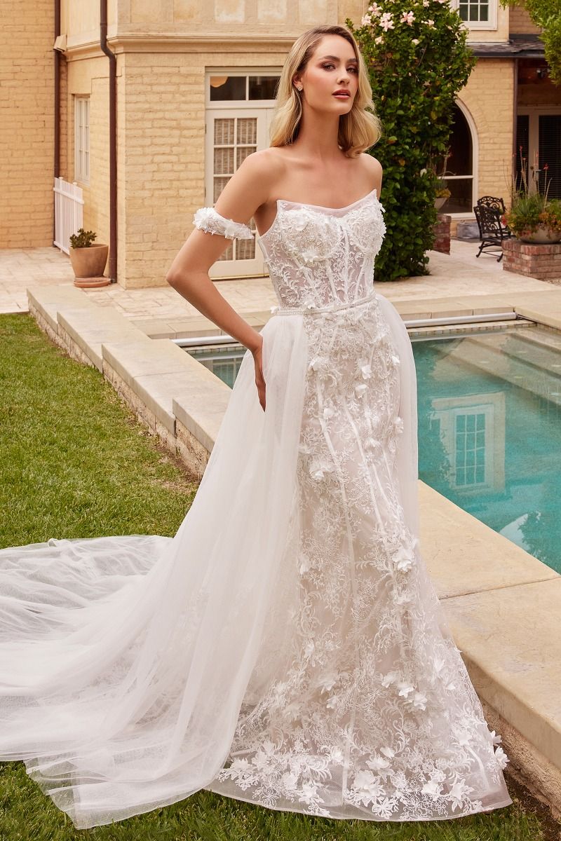 Vestidos de novia desmontables precios hot sale