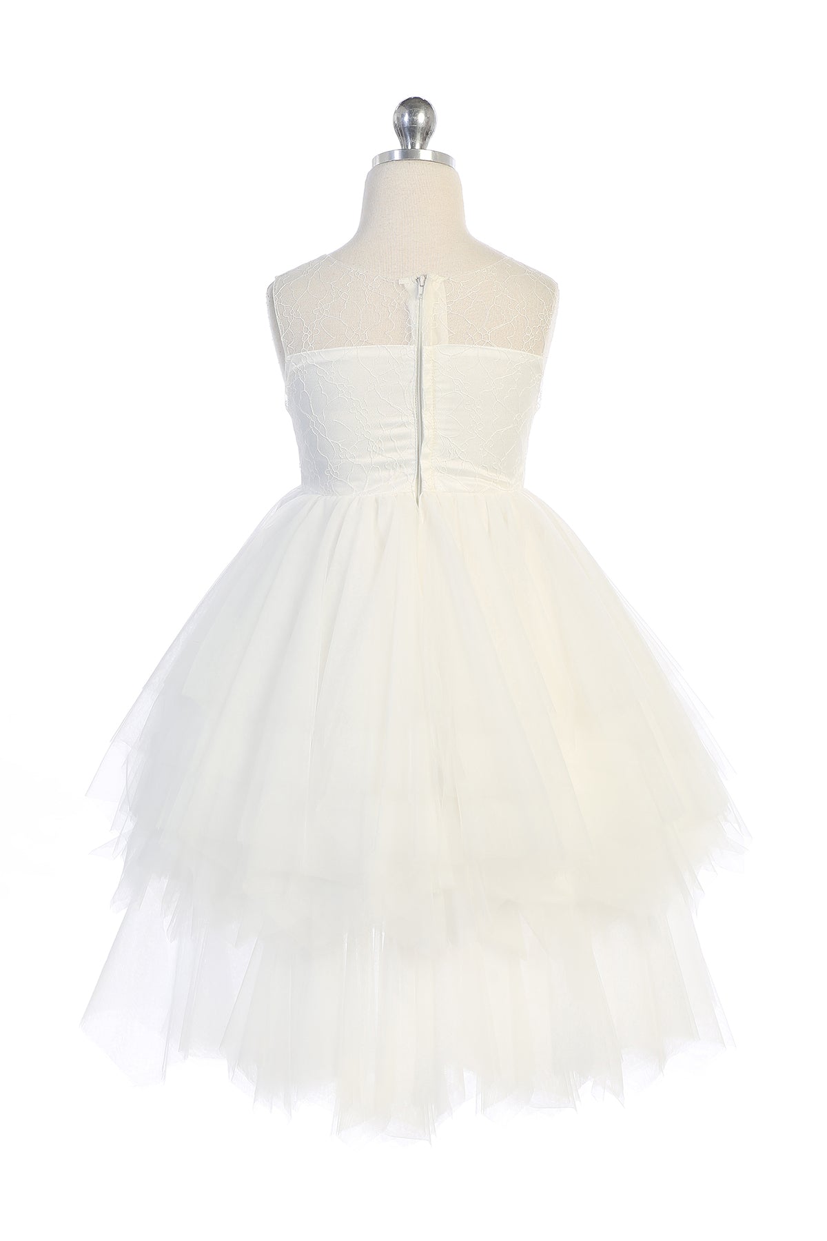 Vestido de Niña -04 Ivory Talla 8 y 10