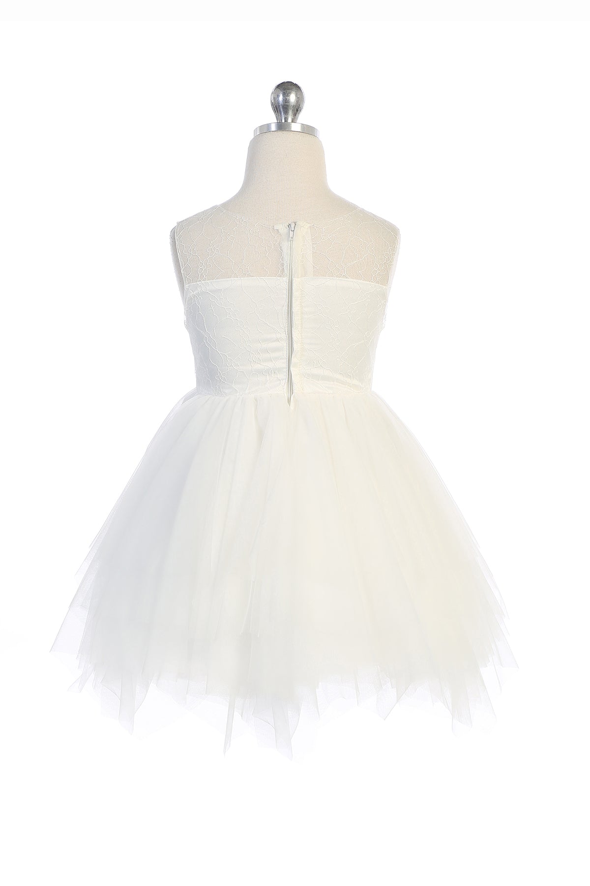 Vestido de Niña -04 Ivory Talla 8 y 10